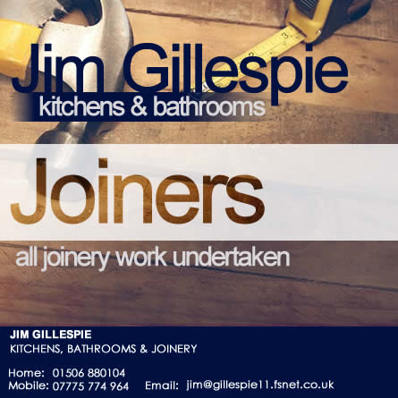 Jim Gillespie Kitchens & Bathrooms | All Joinery Works undertaken | Local Buisness | Friendly Service and advice