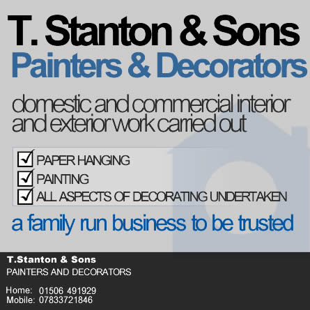 T Stanton and Sons | Painters and Decorators | Local Family Run Business